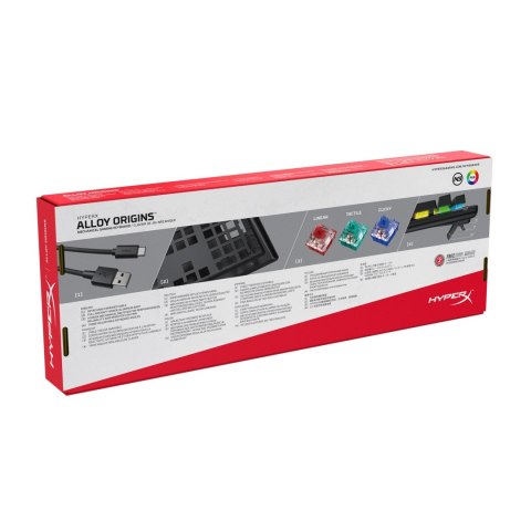 Klawiatura mechaniczna HYPERX alloy origins DE