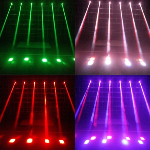 Lampa efektów scenicznych LED Lixada 50 W MEGA HIT