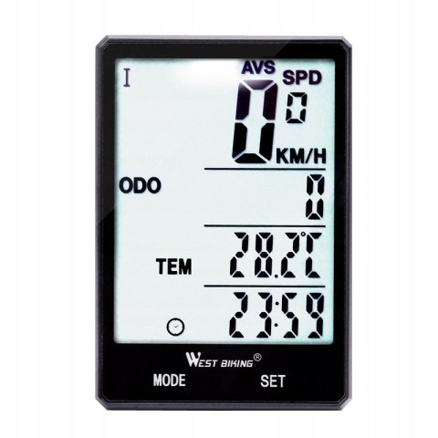 Licznik rowerowy bezprzewodowy West biking 029 HIT