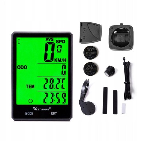 Licznik rowerowy bezprzewodowy West biking 029 HIT