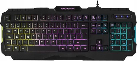 Zestaw klawiatura mysz słuchawki Mars Gaming - ES
