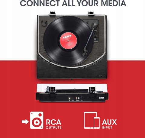 GRAMOFON ION PREMIER LP BLUETOOTH BLACK OKAZJA!