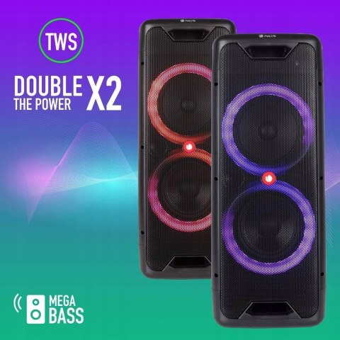 PRZENOŚNY GŁOŚNIK NGS WILD JUNGLE 1 200W BT OKAZJA