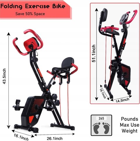Rower magnetyczny z hantlami Evoland X-819 OKAZJA