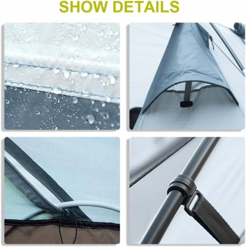 Solidny namiot turystyczny BESSPORT 10 osób 3000mm