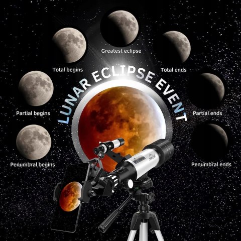 Teleskop astronomiczny MAXLAPTER dla dzieci 400/70