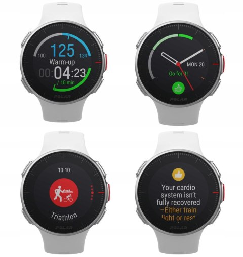 Zegarek sportowy Polar Vantage V BIAŁY OKAZJA M/L