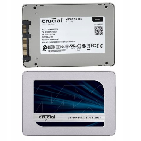 Dysk SSD Crucial MX500 500GB GW FV MEGA HiT