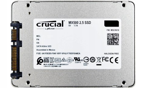 Dysk SSD Crucial MX500 500GB GW FV MEGA HiT