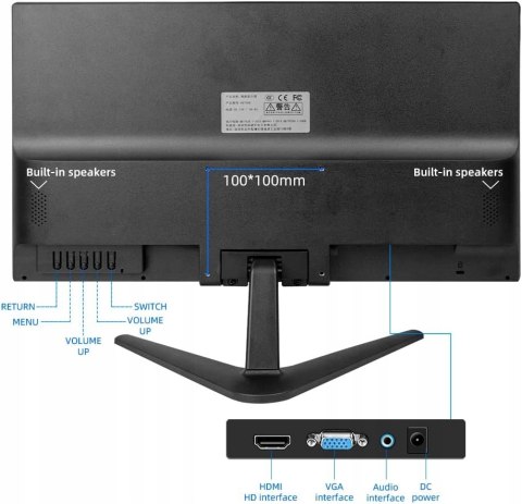 MONITOR PRECHEN 19,5'' HDMI BLACK DO BIURA OKAZJA!
