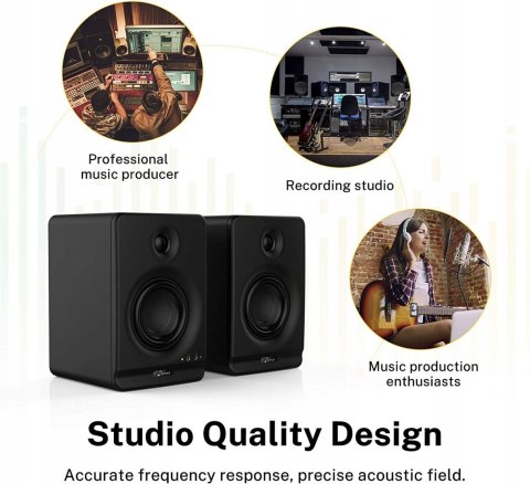 Monitory studyjne Donner DYNA 4 głośniki Bluetooth