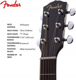GITARA AKUSTYCZNA Fender CD-60 Dreadnought V3 DS