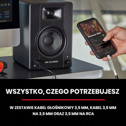MONITORY STUDYJNE M-AUDIO BX4 120W BLUETOOTH HIT!