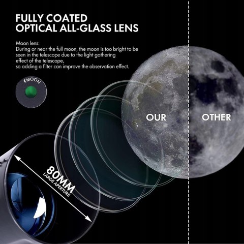 ESSLNB Teleskop astronomiczny 40080 400mm/80mm HIT