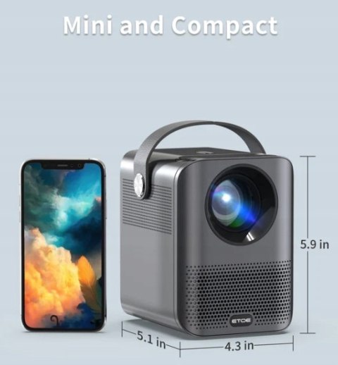Mini projektor ETOE D2 1080p (A1171) MEGAOKAZJA !!