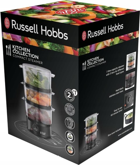 PAROWAR RUSSELL HOBBS 26530-56 BLACK OKAZJA HIT!