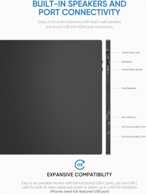 PRZENOŚNY MONITOR ARZOPA Z1 15,6'' PC PS5 XBOX HIT PRZENOŚNY MONITOR ARZOPA Z1 15,6'' PC PS5 XBOX HIT