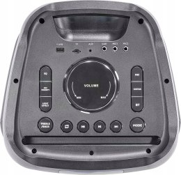 Głośnik przenośny Ibiza Sound WAVE10 czarny 800 W Bluetooth, USB i microSD