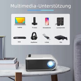Projektor LED Kolexa VF210 srebrny HDMI IDEALNY DLA DZIECI HIT!