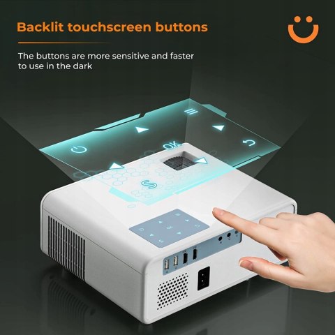 Projektor YABER Pro Y9 WIFI 460 ANSI 1080P 15000LM BLUETOOTH OKAZJA!