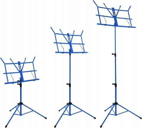 TIGER MUS 56-bL PRZENOŚNY SKŁADANY STOJAK NA NUTY + ETUI W ZESTAWIE