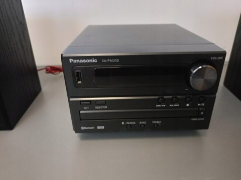 MINIWIEŻA PANASONIC SC-PM250 BT CD BLACK OKAZJA!