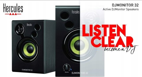 Monitor studyjny Hercules DJ Monitor 32 30 W Hercules 32 Dj 2 x 15 W