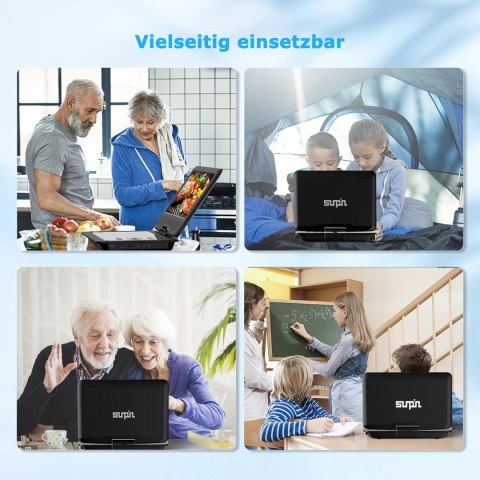 Przenośny odtwarzacz DVD 9,5" Sunpin PD901 MEGA OKAZJA! CZYTAJ OPIS!