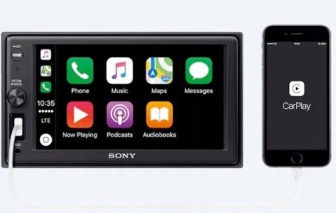 Radioodtwarzacz akcesoryjny Sony XAV-AX1000 2-DIN Car Play 4x55 W OKAZJA!