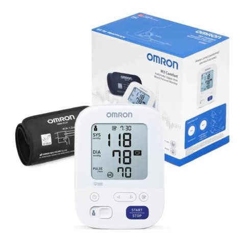 Ciśnieniomierz naramienny Omron M3 Comfort HEM-FL31 biały Ciśnieniomierz naramienny Omron M3 Comfort HEM-FL31 biały