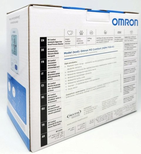 Ciśnieniomierz naramienny Omron M3 Comfort HEM-FL31 biały Ciśnieniomierz naramienny Omron M3 Comfort HEM-FL31 biały