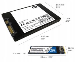 Dysk SSD WD Blue 3D NAND SATA 1000GB GW FV MEGA HiT
