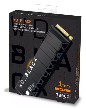 Dysk SSD Western Digital SN850 1TB M.2 PCIe WDS100T1XHE