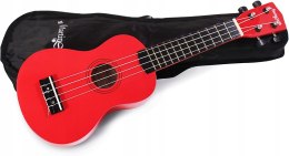 Martin Smith 4-strunowe ukulele prawe czerwone 21" 4/4 sopran (UK-212-RD)