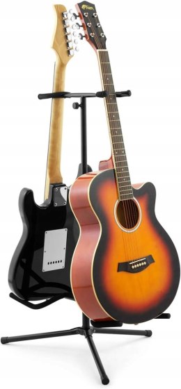 Podwójny stojak Statyw gitarowy Tiger GST100-BK na dwie gitary