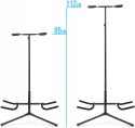 Podwójny stojak Statyw gitarowy Tiger GST100-BK na dwie gitary