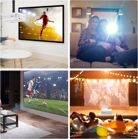 Projektor LCD YEZMEK AK01 FULL HD 1080P 7500 LUMENÓW USB HDMI