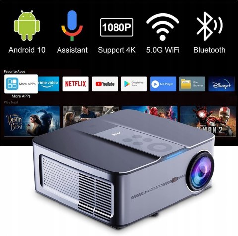 SMART PROJEKTOR 5G WiFi Bluetooth 4K Artlii Play3 ANDROID