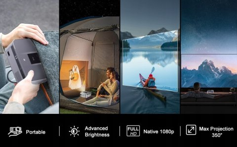 SMART PROJEKTOR 5G WiFi Bluetooth 4K Artlii Play3 ANDROID