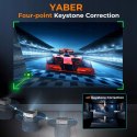 YABER v6 Projektor Bluetooth WiFi, projektor 7500 lumenów 1080P HD