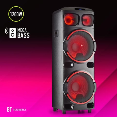 PRZENOŚNY GŁOŚNIK NGS WILD DUB 3 1200W BT OKAZJA HIT!