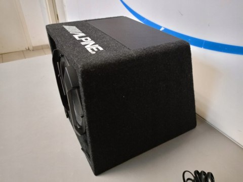 SUBWOOFER ALPINE SWE-815 300W AKTYWNY OKAZJA HIT!