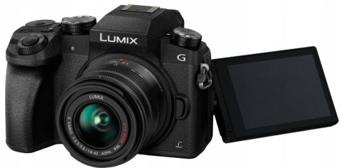 Aparat fotograficzny Panasonic Lumix DMC-G7H + 14-42mm czarny Aparat fotograficzny Panasonic Lumix DMC-G7H + 14-42mm czarny