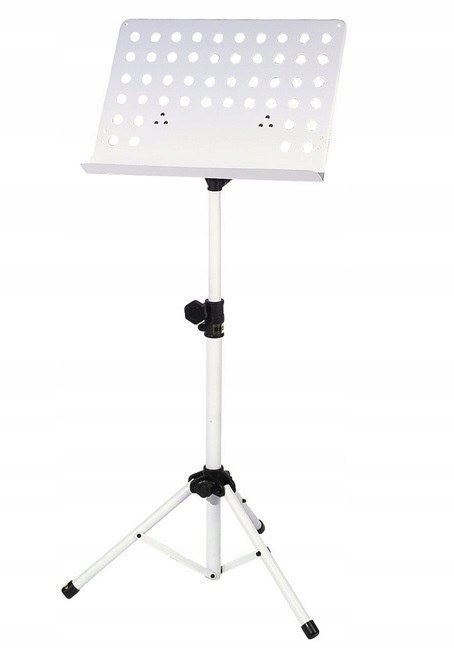 Gewa 900744 pulpit orkiestrowy, biały pulpit na nuty