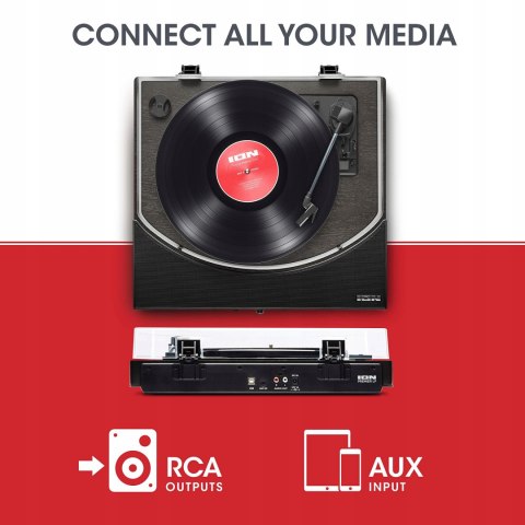 Gramofon ION Premier LP czarny MEGAOKAZJA NOWY Z USZCZERBKIEM