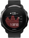 Zegarek sportowy smartwatch Suunto 3 All Black Z PASKIEM MATERIAŁOWYM