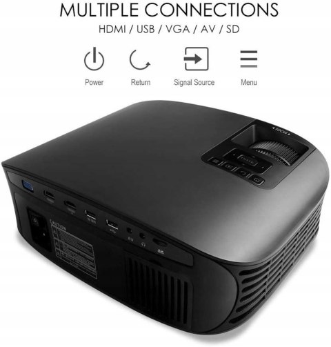 Projektor Artlii CL760 3400 LUM HD HDMI VGA SD AV