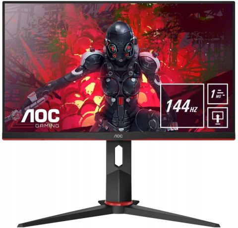 MONITOR AOC 24G2U/BK 1MS 144Hz DLA GRACZA OKAZJA!