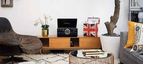 Gramofon Victrola Empire VTA-270B brązowy