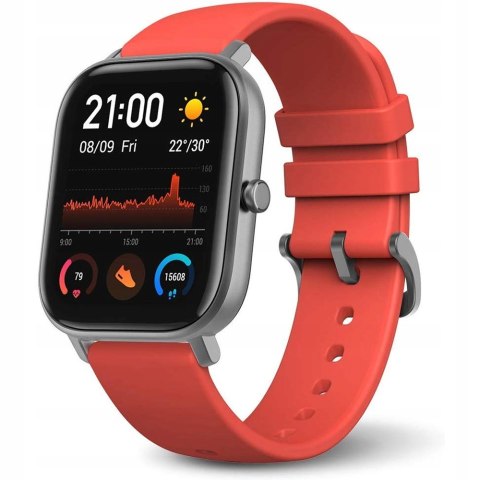 Smartwatch Amazfit GTS A1914 pomarańczowy Vermillion Orange FABRYCZNIE NOWY